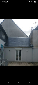 Photo de galerie - Rénovation complète de toiture ardoise sur la commune de La Riche (37)