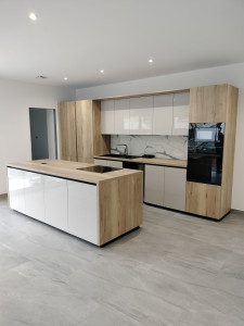 Photo de galerie - Installation d'une cuisine sur mesure
