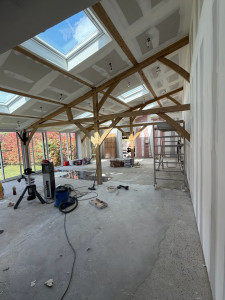 Photo de galerie - Réalisation des bandes à placo 