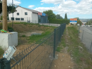 Photo de galerie - Clôture en panneau rigide