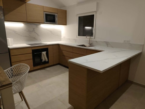 Photo de galerie - Pose d'une cuisine complète secteur Pornic 