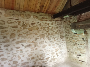 Photo de galerie - Réalisation de joints à la chaux en intérieur 