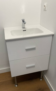 Photo de galerie - Installation meuble de salle d’eau