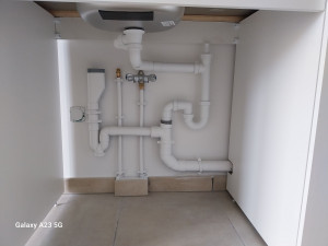 Photo de galerie - évier cuisine simple + L.v  pour : PMR