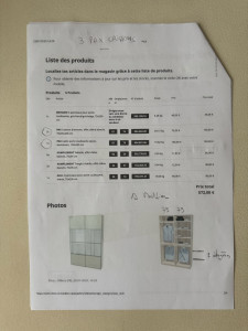 Photo de galerie - Armoire avec portes coulissantes 150cm 