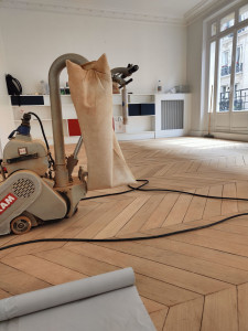 Photo de galerie - Pose de parquet - Revêtement de sol