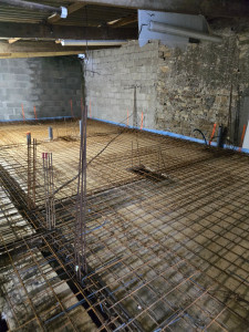 Photo de galerie - Réalisation d'une dalle de 85 m²
