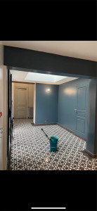 Photo de galerie - Chantier réalisé par mes soins, une réalisation de À à Z Placo, bande, enduit complet, ponçage, peinture