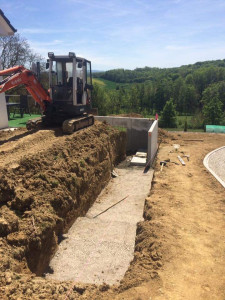 Photo de galerie - Pose mur en L