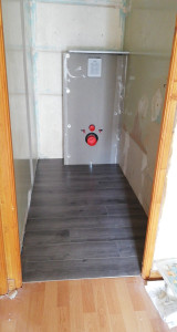 Photo de galerie - Montage bâti WC suspendu