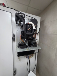 Photo de galerie - Remplacement compresseur chambre froid