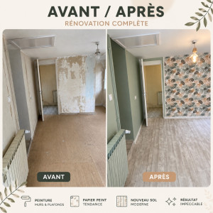 Photo de galerie - Rénovation d’une chambre complète 