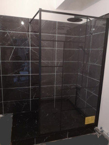 Photo de galerie - Remplacement baignoire par une douche italienne 