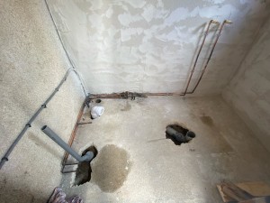 Photo réalisation - Plomberie - Installation sanitaire - Tommy (T.P Plomberie) - Aurec-sur-Loire : Création d’une salle de bain secondaire 