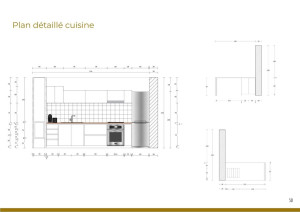 Photo de galerie - Plan d'élévation d'une cuisine