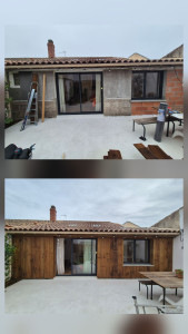 Photo de galerie - Réalisation de bardage.