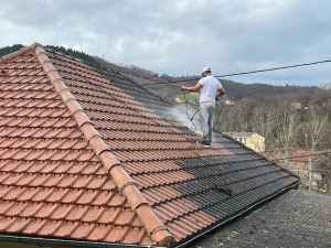 Photo de galerie - Nettoyage de toiture 