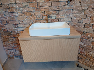Photo de galerie - Pose meuble sdb