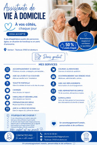 Photo de galerie - Flyer des prestations 