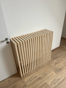 Photo de galerie - Fabrication d’un cache chauffage 