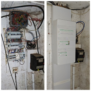 Photo de galerie - Mise en conformité tableau électrique