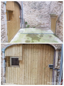 Photo de galerie - Réalisation bardage bois.