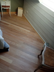 Photo de galerie - Pose de parquet collé