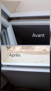 Photo de galerie - Nettoyage  vitre plus encadrement fenêtre 