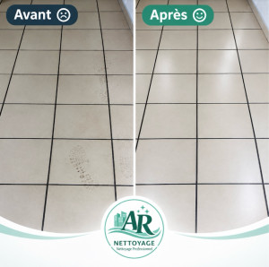 Photo de galerie -  Avant / Après : un nettoyage soigné pour un résultat visible. AR Nettoyage, votre partenaire propreté pour particuliers et professionnels ! 