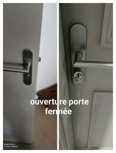 Photo de galerie - Ouverture porte 