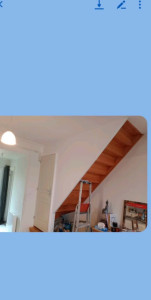 Photo de galerie - Fermeture d escalier avec installation de porte 