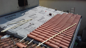 Photo de galerie - Remplacement d'une toiture.