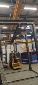Photo de galerie - Portique fixe avec un CMU de 10 tonnes 