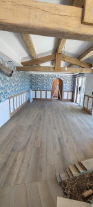 Photo de galerie - Pose parquet massif