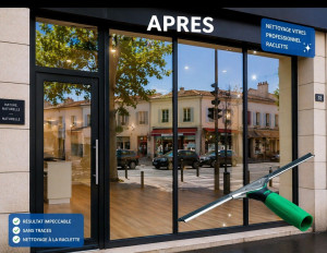 Photo de galerie - Résultat impeccable, sans traces avec raclette