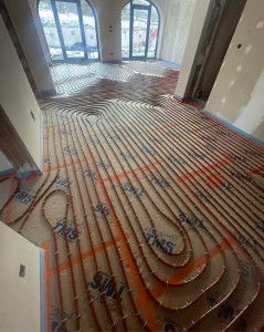 Photo de galerie - Plancher chauffant 