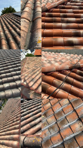 Photo de galerie - Nettoyage d’une toiture 