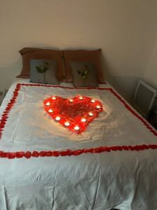Photo de galerie - Décoration soirée privée St Valentin .. 