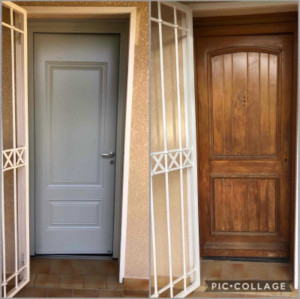 Photo de galerie - Remplacement de porte d’entrée 