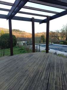 Photo de galerie - Un pergola de A a Z avec aménagement j'ardin! 