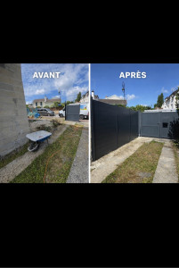 Photo de galerie - Pose de clôture