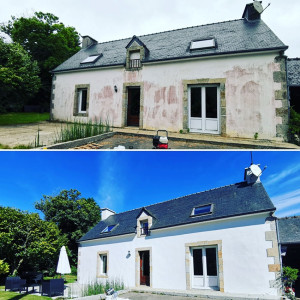 Photo de galerie - Réalisation d’une peinture complète extérieure