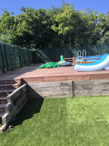 Photo de galerie - Nature du projet :
aménager le terrain 