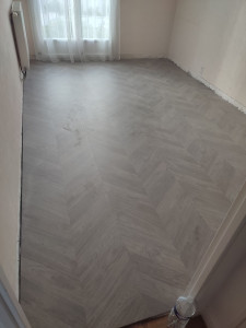 Photo de galerie - Pose de parquet - Revêtement de sol