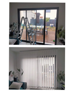 Photo de galerie - Montage de store californien .