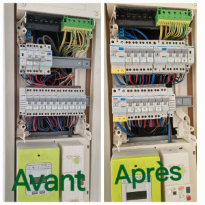 Photo de galerie - Remise au normes d'un tableaux électrique 
