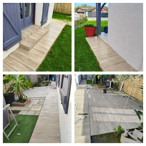 Photo de galerie - Revêtements de sol extérieur en carrelage 80/20 