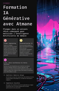 Photo de galerie - Formation en intelligence artificielle générative animée par Atmane