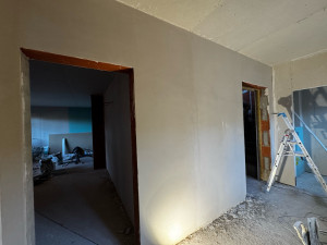 Photo de galerie - Plâtres traditionnel sur brique brute 