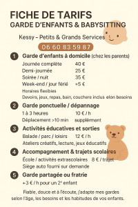 Photo de galerie - Baby sitting